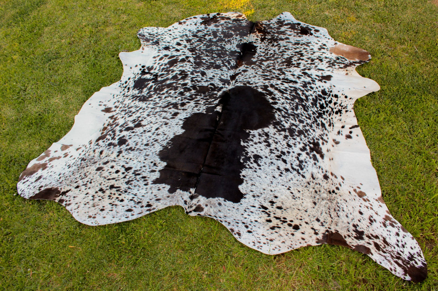 Genuine Cowhide - Salt and Pepper